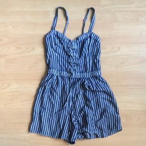 striped romper